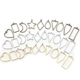 Metal Geometric Hollow Frame Mold for DIY Jewelry Making