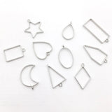 Metal Geometric Hollow Frame Mold for DIY Jewelry Making