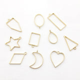 Metal Geometric Hollow Frame Mold for DIY Jewelry Making