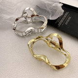 Vintage Metal Hair Claw Clips Geometric Hair Clamps