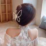 Silver Hair Claw Tassel Hairpin Punk Style Vintage Hair Clip