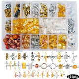 Hair Cuffs Beads Coils Tubes Rings Pendants Decoration Accessories