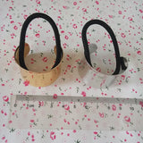 Metal Hair Ring Ponytail Rope Silver Hair Clip Elastic Hair Band