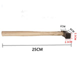Metal Hammer With Flower Texture Jewelry Punch Printing Tool Silversmith Mallet