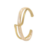 Metal Irregular Conch Bracelet - Korean Style