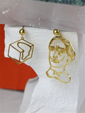 Retro Art Personality Stud Earrings Women Party Accessories