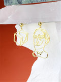 Retro Art Personality Stud Earrings Women Party Accessories