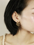 Retro Art Personality Stud Earrings Women Party Accessories