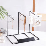 Metal Jewelry Display Rack Shelf Earrings Necklace Bracelet Ring Organizer