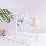 Metal Jewelry Display Rack Shelf Earrings Necklace Bracelet Ring Organizer