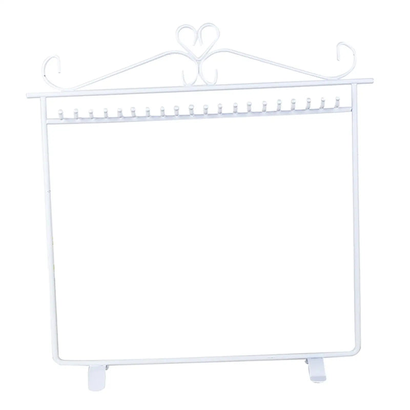 Metal Jewelry Display Rack with 20 Hooks