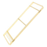 Gold Metal Jewelry Holder Foldable Portable Display Rack