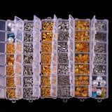 Metal Jewelry Making Accessory Kit Ear Hook Ear Needle Jump Ring Earring
