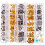 Metal Jewelry Making Accessory Kit Ear Hook Ear Needle Jump Ring Earring