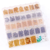 Metal Jewelry Making Accessory Kit Ear Hook Ear Needle Jump Ring Earring