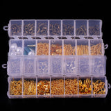 Metal Jewelry Making Accessory Kit Ear Hook Ear Needle Jump Ring Earring