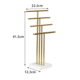 T-Shaped Metal Jewelry Organizer Earring Display Stand