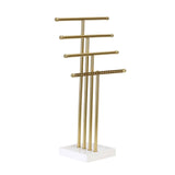 T-Shaped Metal Jewelry Organizer Earring Display Stand