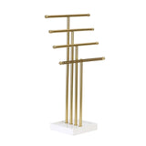 T-Shaped Metal Jewelry Organizer Earring Display Stand