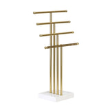 T-Shaped Metal Jewelry Organizer Earring Display Stand