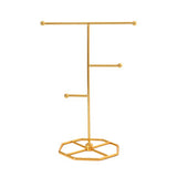 Metal Jewelry Organizer Earring Display Stand for Desktop Choker Headband