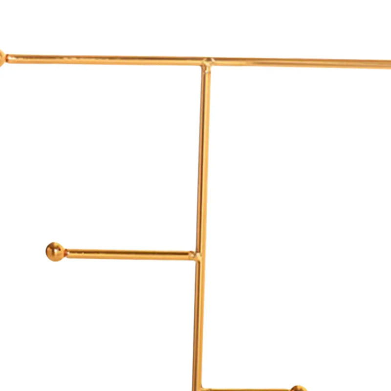 Metal Jewelry Organizer Earring Display Stand for Desktop Choker Headband