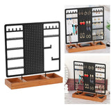 Metal Jewelry Organizer Tower Earrings Display Stand