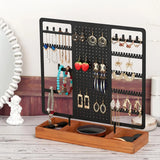 Metal Jewelry Organizer Tower Earrings Display Stand