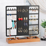 Metal Jewelry Organizer Tower Earrings Display Stand