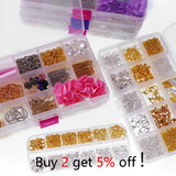 Metal Jewelry Making Set - Tools, Ring, Wire, Jumping Ring, Earring Hook, Tassel