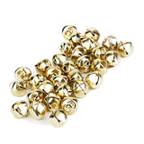 10mm Golden Jingle Bells Pack of 200Pcs for Christmas Decor & Crafts