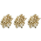 Golden Jingle Bells 10mm 300pcs Pack - Christmas Decor & Craft Supplies