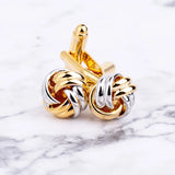 Metal Knot Cufflinks French Style Cuff Buttons Wholesale&Retail