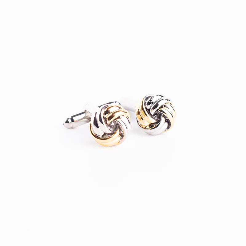 Metal Knot Cufflinks French Style Cuff Buttons Wholesale&Retail