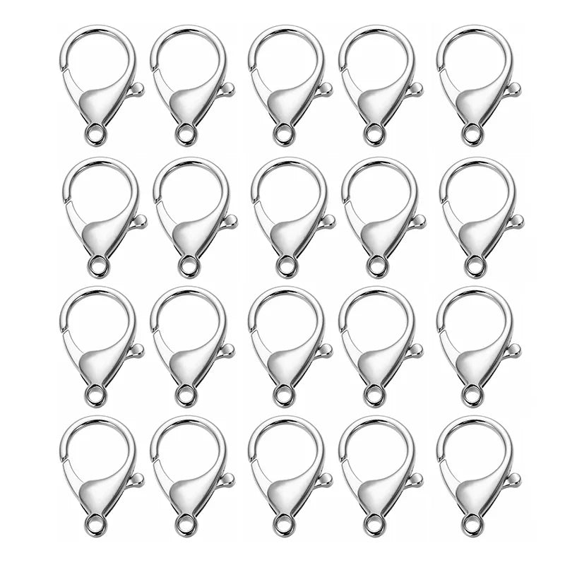 Metal Lobster Trigger Swivel Clasp Hooks Clip Buckle Jewelry Making