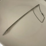 Metal Long Chain Pearl Hairpin Europe United States Personality Hair Accessories