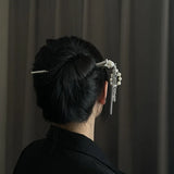 Metal Long Chain Pearl Hairpin Europe United States Personality Hair Accessories