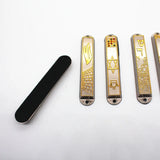 Metal MEZUZAH Decalogue/Torah/Bible Jewish Religion Mezuzah