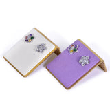 Metal Microfiber Earrings Display Holder Jewelry Stand