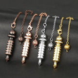 Metal Pendulum Dowsing Reiki Healing Spiritual Amulet Pendant