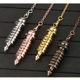 Metal Pendulum Dowsing Reiki Healing Spiritual Amulet Pendant
