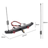 Rear Bumper w/ LED Light for 1:10 RC Crawler TRX4 Axial SCX10