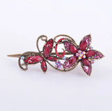 Vintage Butterfly Hair Clip Retro Flower Hairgrip Women Hair Jewelry