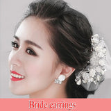 Rhodium Silver Tone Clip On Earring Flat Pad Findings With Loop Clasp