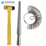 Ring Mandrel Sizer Set with Rubber Hammer