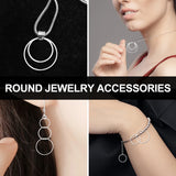 Metal Rings for Crafts - Earring Charms for Jewelry Making