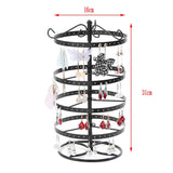 Metal Rotating Ear Stud Jewelry Display Stand Holder