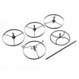 Metal Rotating Ear Stud Jewelry Display Stand Holder