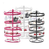 Metal Rotating Ear Stud Jewelry Display Stand Holder
