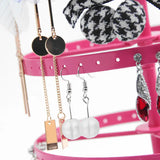Metal Rotating Ear Stud Jewelry Display Stand Holder